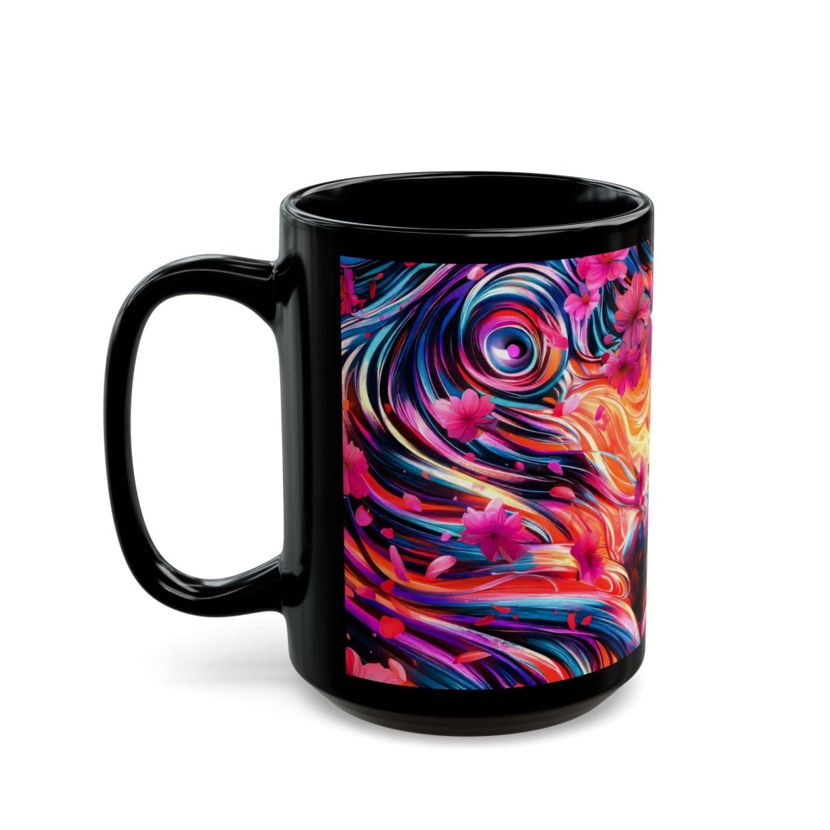 Romantic Manga - Style Coffee Mug 15oz - Elegant Deer