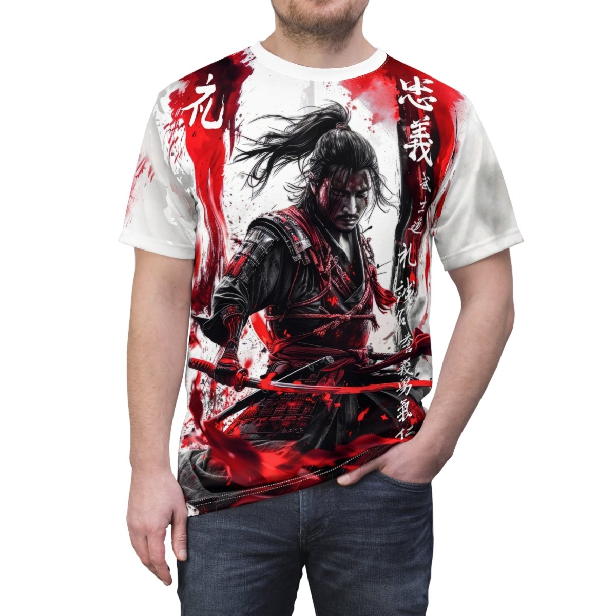 Samurai Spirit T-Shirt (AOP) - Elegant Deer