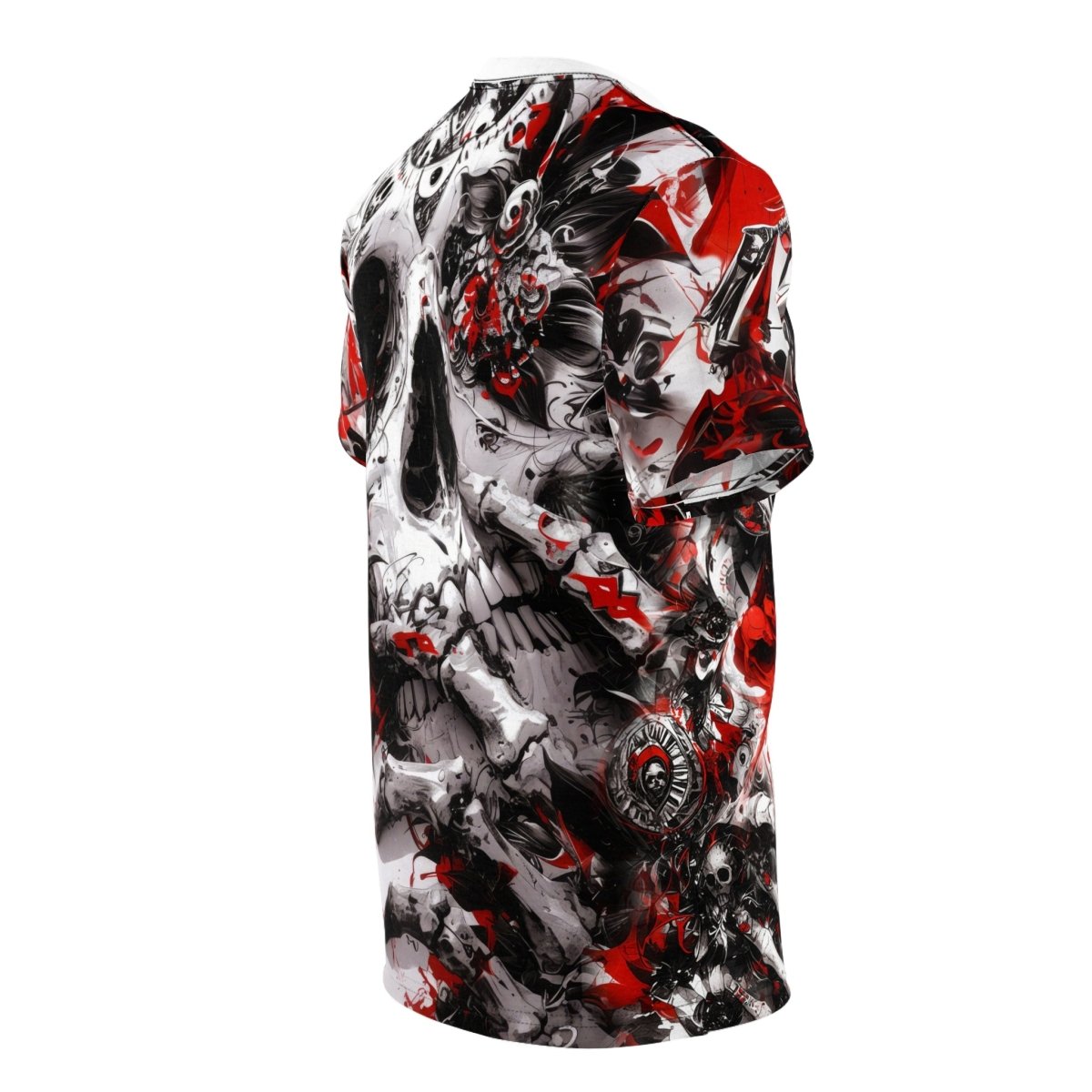 Skull Rebellion T-Shirt (AOP) - Elegant Deer