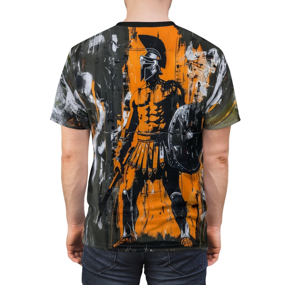 Spartan Warrior T-Shirt (AOP) - Elegant Deer
