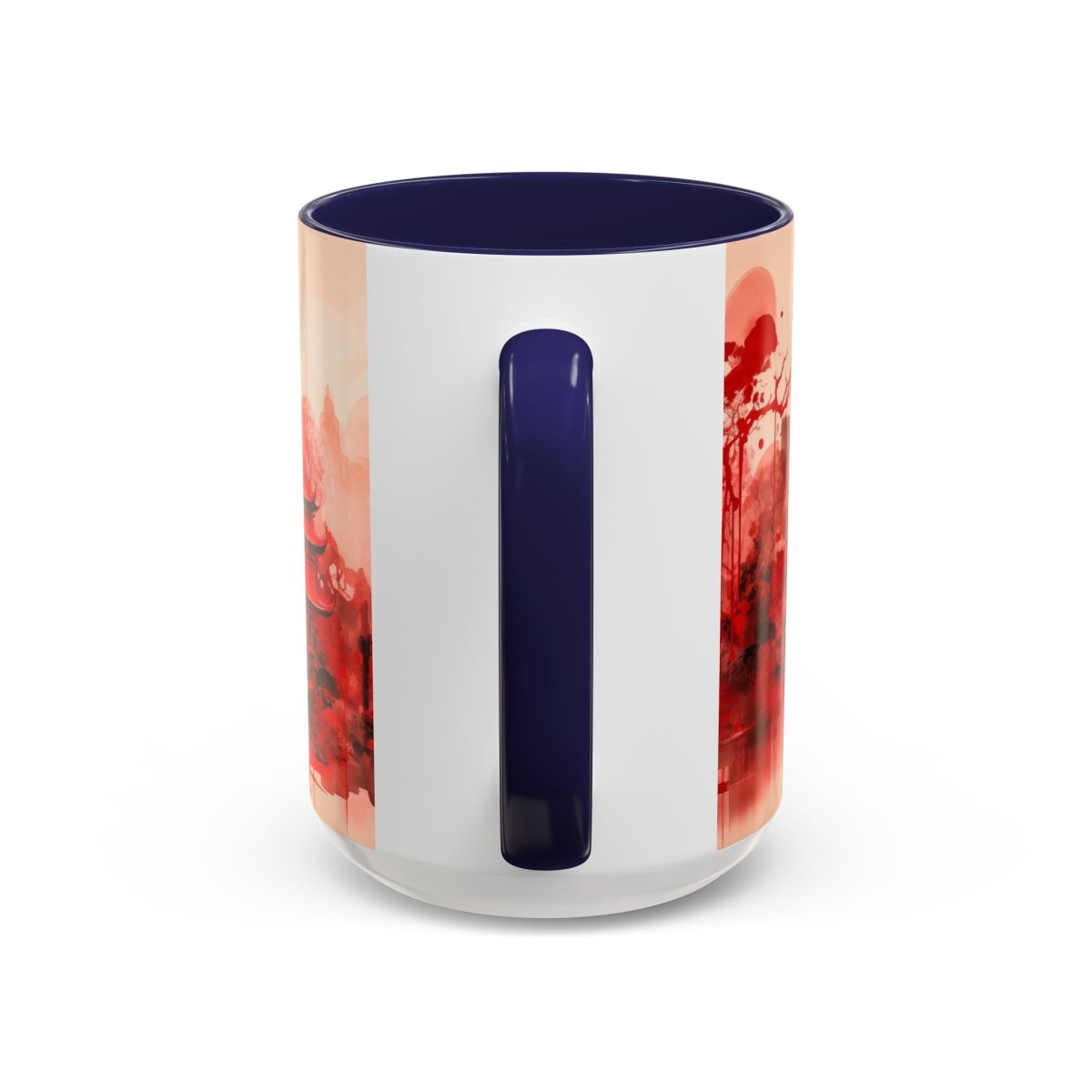 Traditional Asia Coffee Mug, 15oz - Elegant Deer