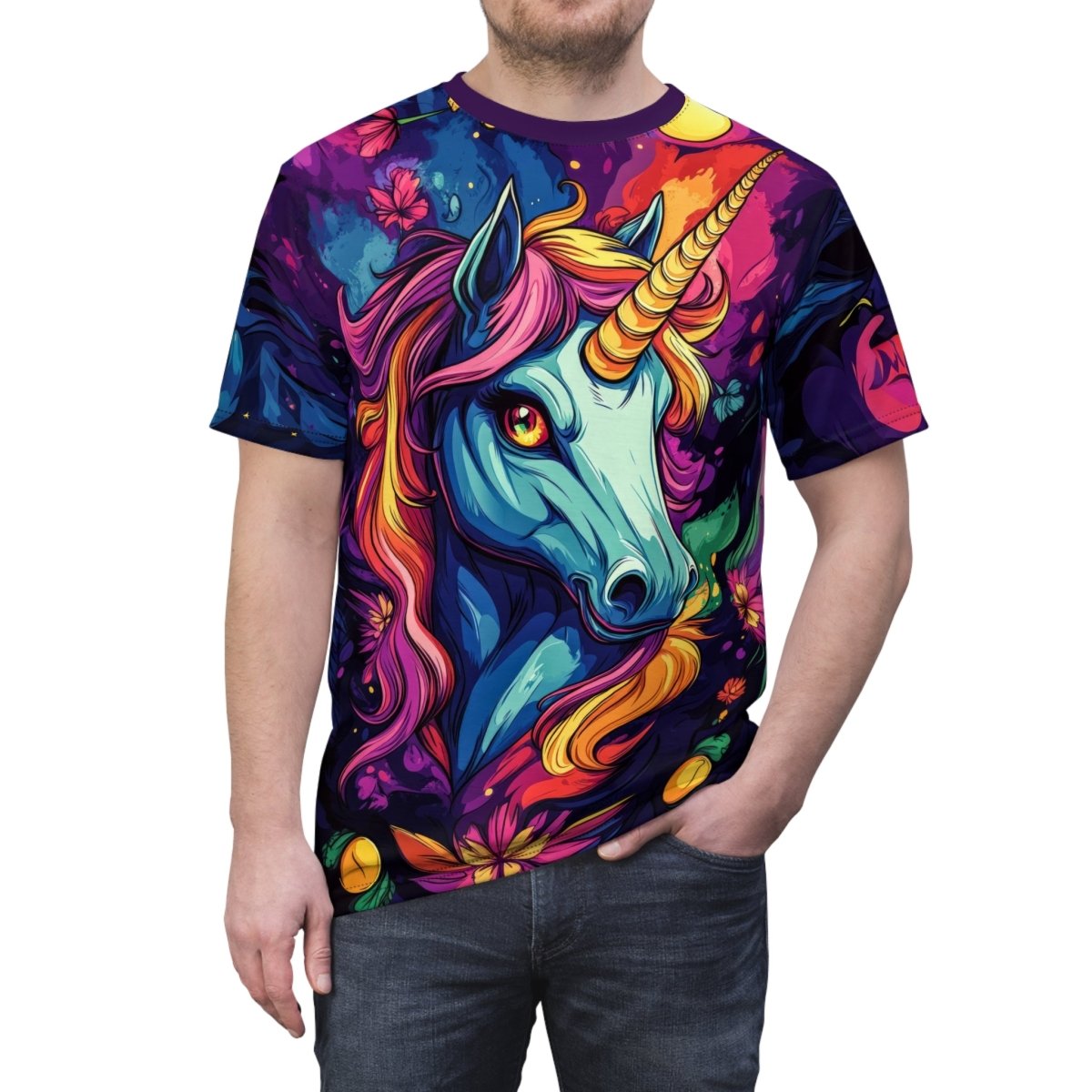 Unicorn AOP T-Shirt - Elegant Deer