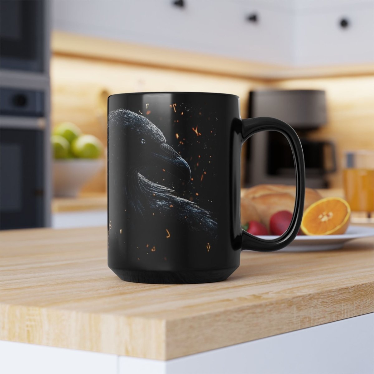 🐦⬛ Viking Raven – Norse Legend Mug ⚔️ - Elegant Deer