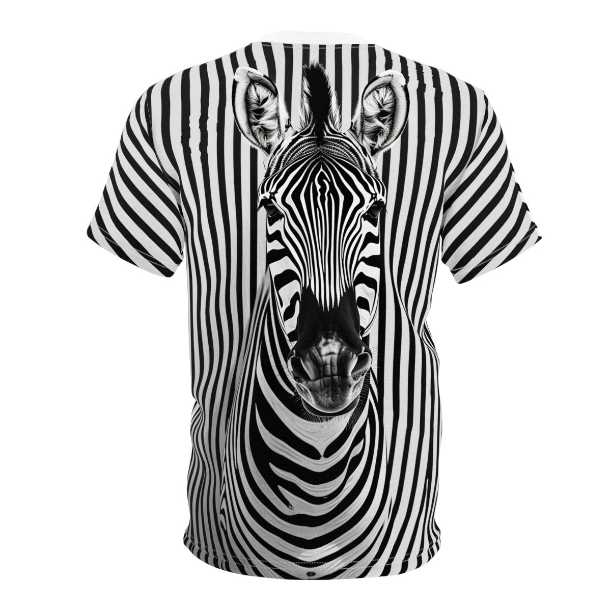 Zebra Illusion T-Shirt (AOP) - Elegant Deer