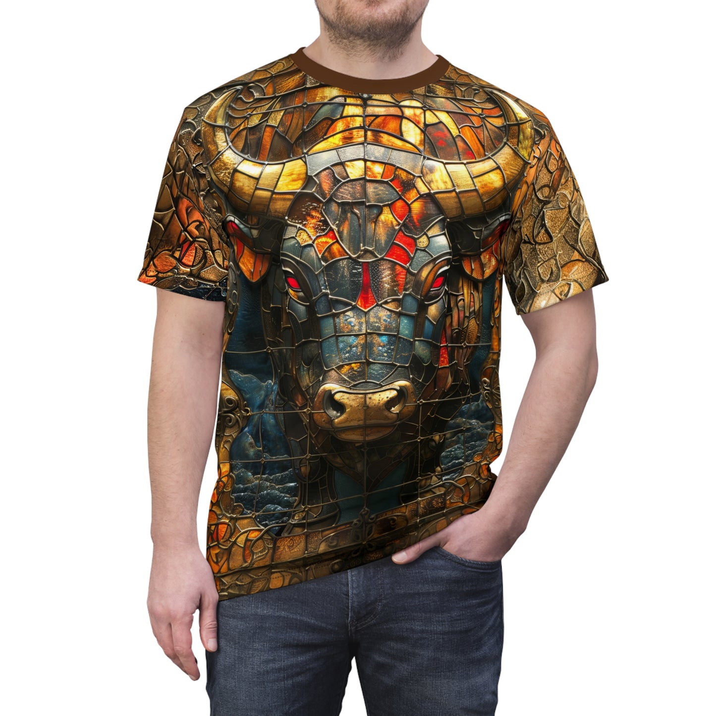 Art Nouveau-inspired Taurus T-Shirt (AOP)