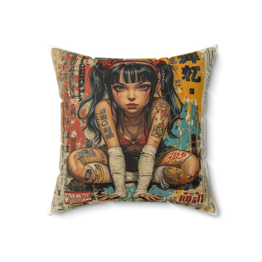 Anime Yoga Rebel Pillow