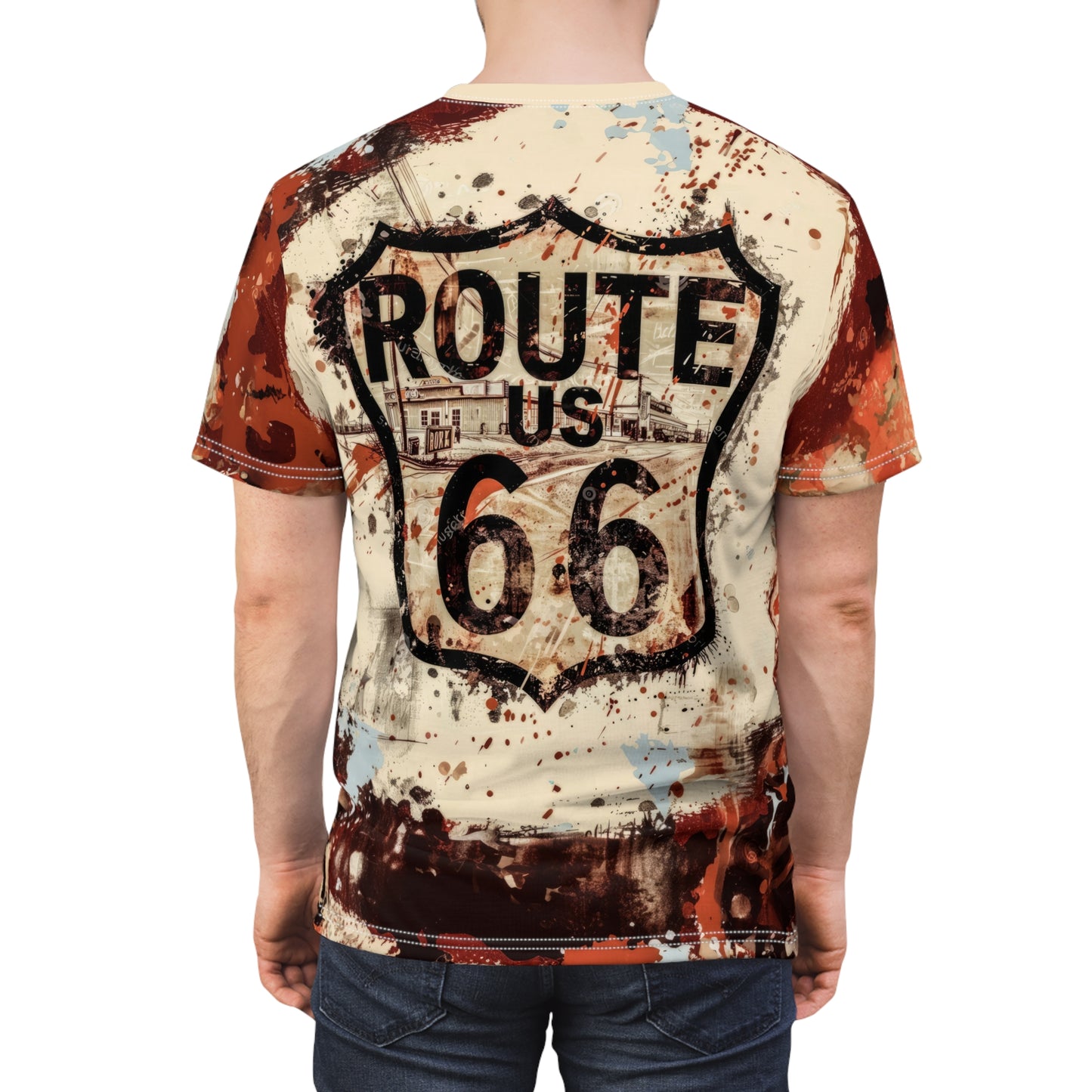 Route 66 T-Shirt (AOP)