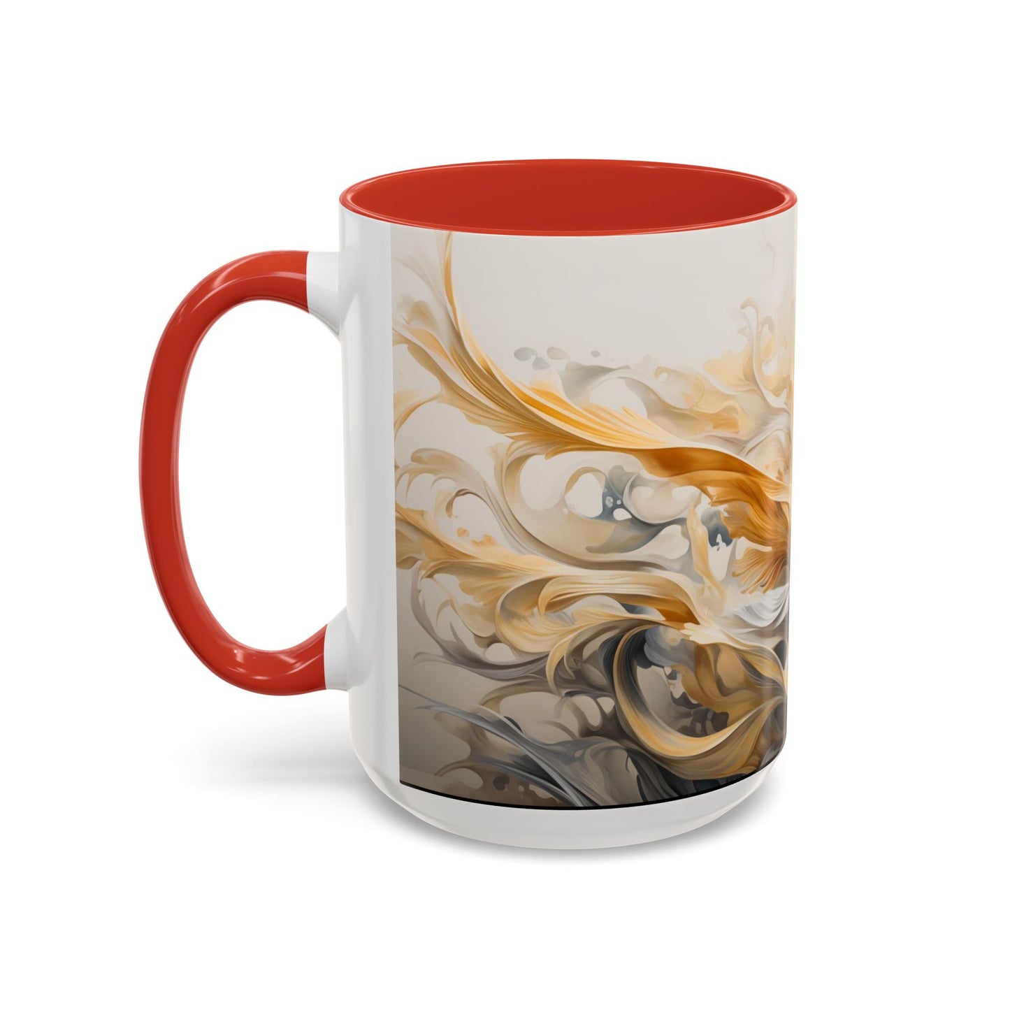 Gold Koi Carp Coffee Mug, 15oz