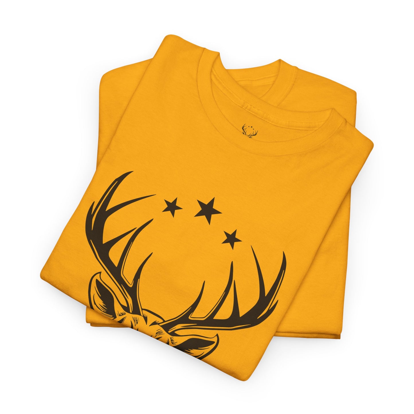 Elegant Deer Unisex Heavy Cotton T-shirt Supporter Collection Winter 2025