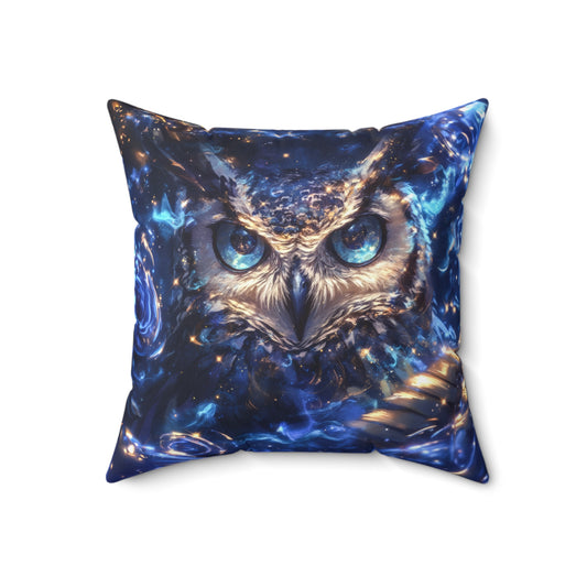 Cosmic Owl Pillow