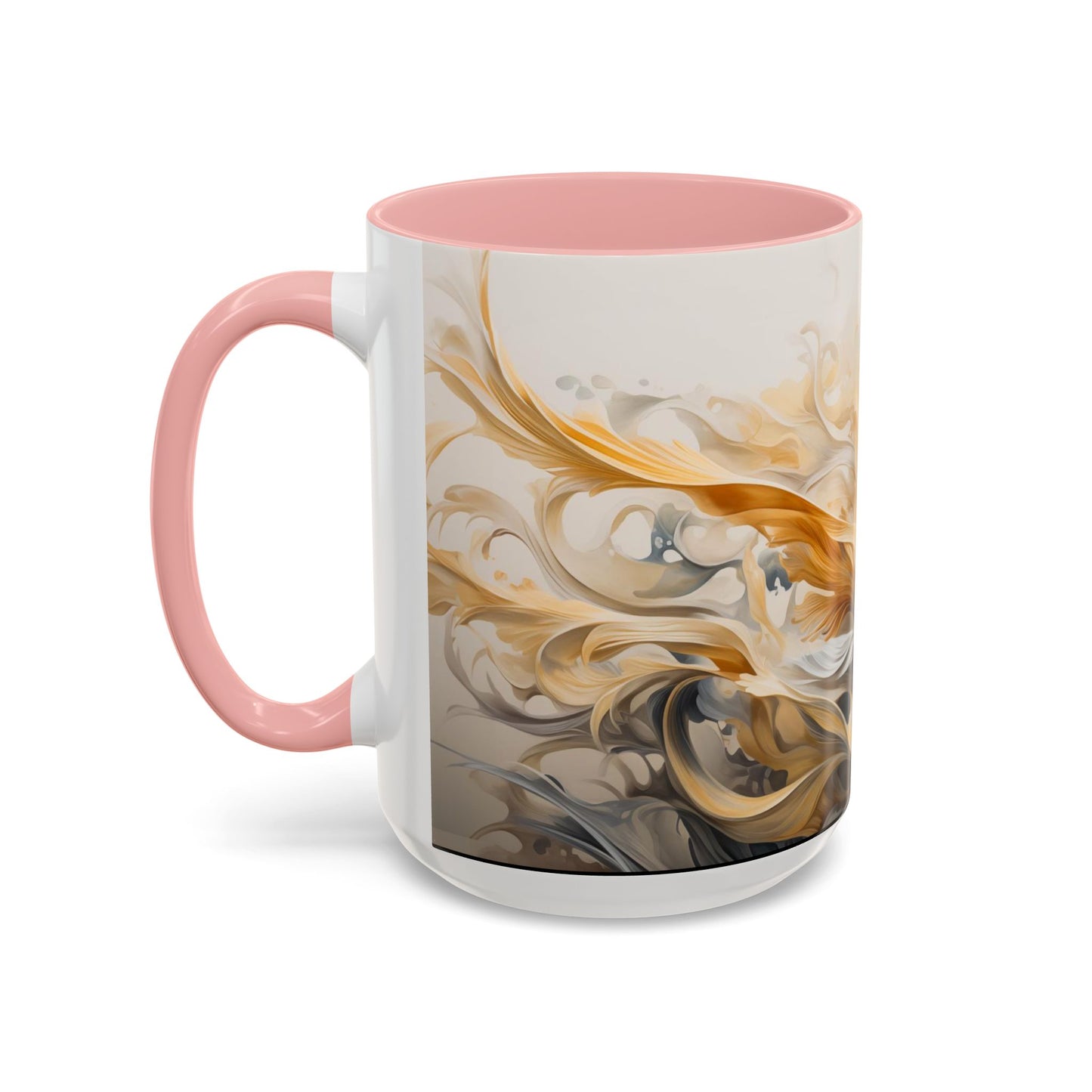 Gold Koi Carp Coffee Mug, 15oz