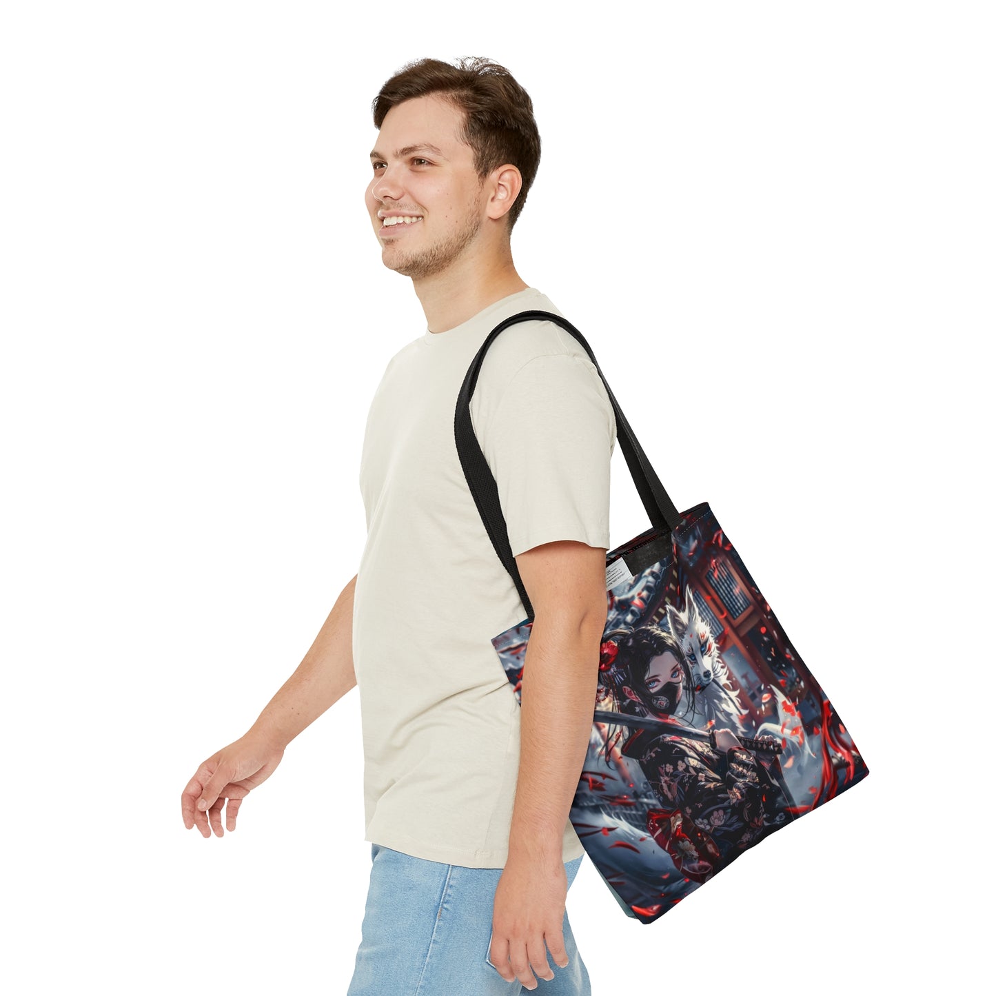 Mystic Warrior: Samurai Spirit Tote Bag