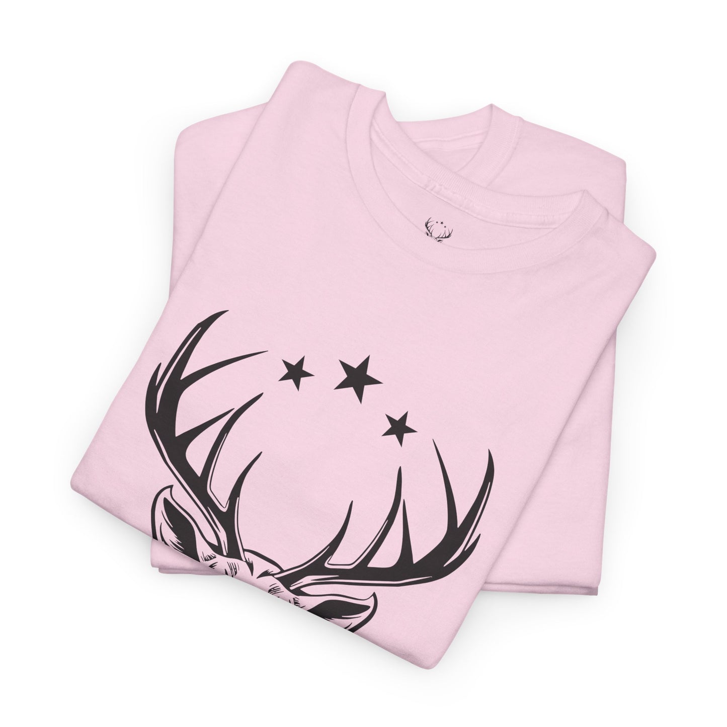 Elegant Deer Unisex Heavy Cotton T-shirt Collection Winter 2024