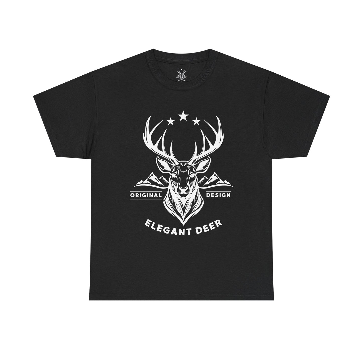 Elegant Deer Unisex Heavy Cotton T-shirt Supporter Collection Winter 2025