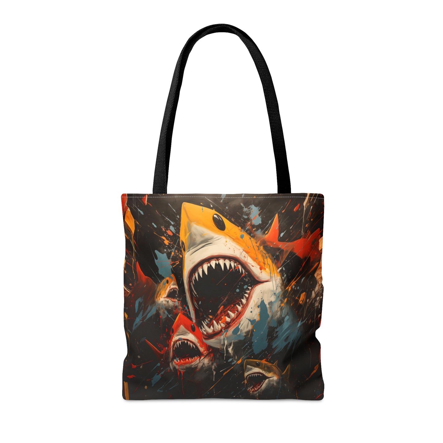 Neo - Impressionistic sharks Tote Bag