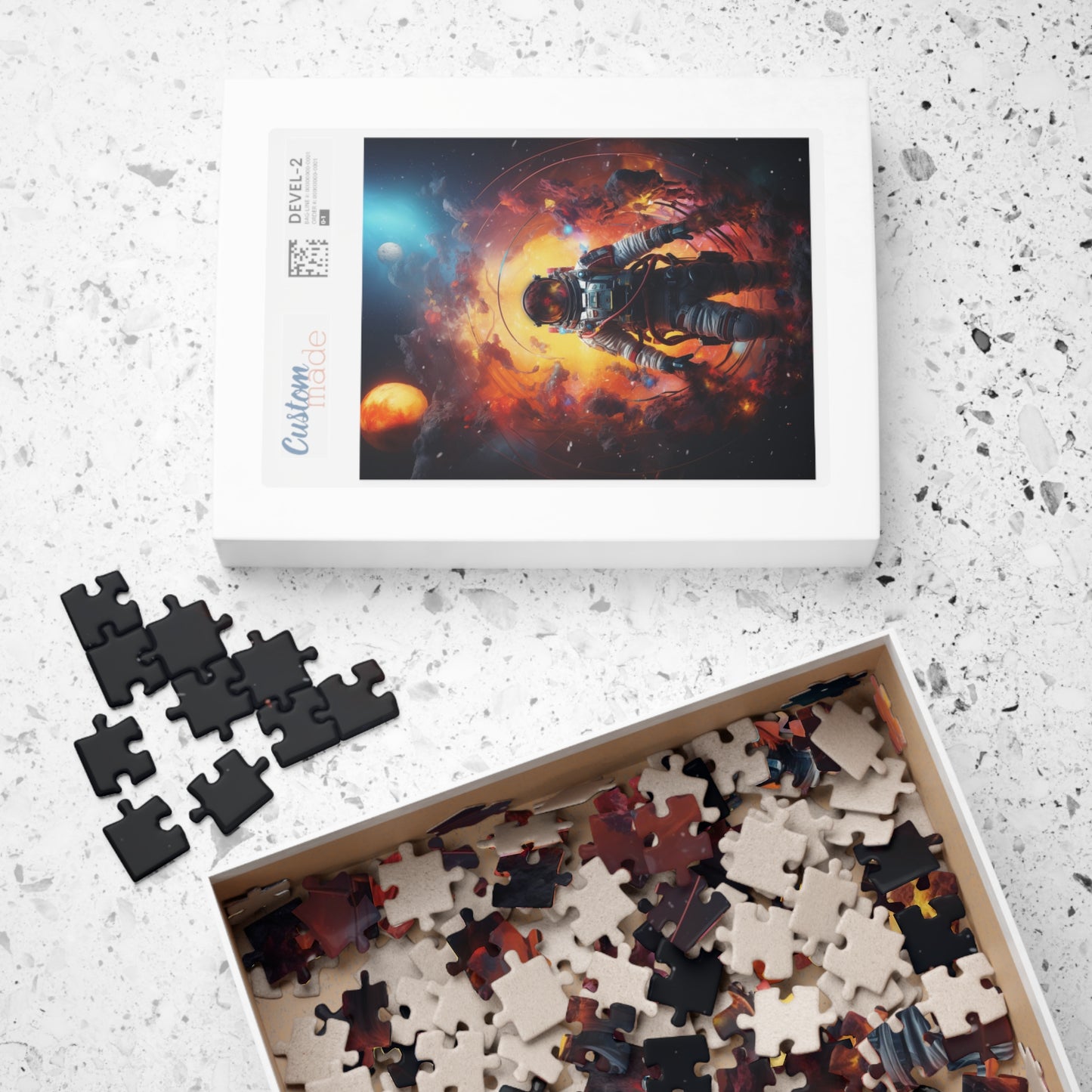 Astronaut Portal To The Nebula  Jigsaw Puzzle