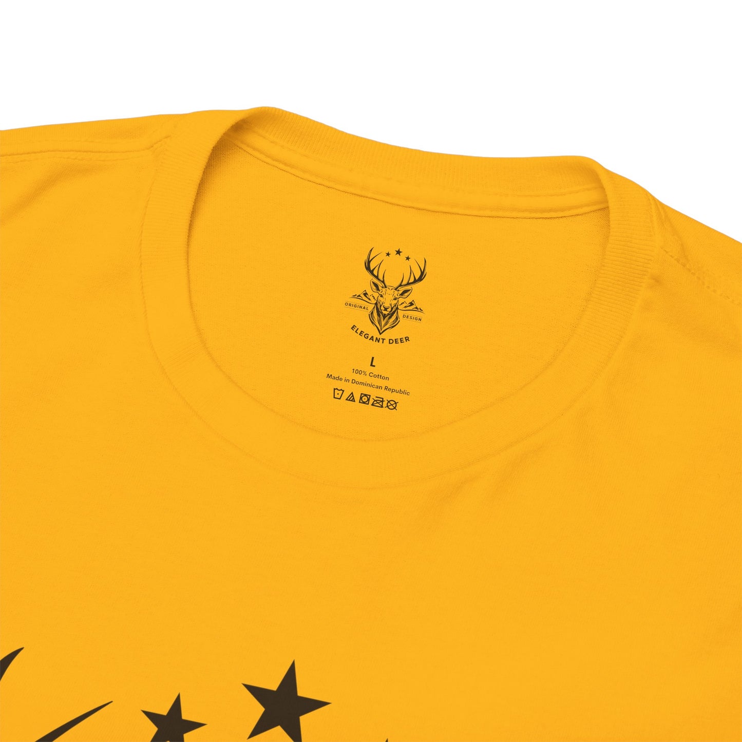 Elegant Deer Unisex Heavy Cotton T-shirt Supporter Collection Winter 2025