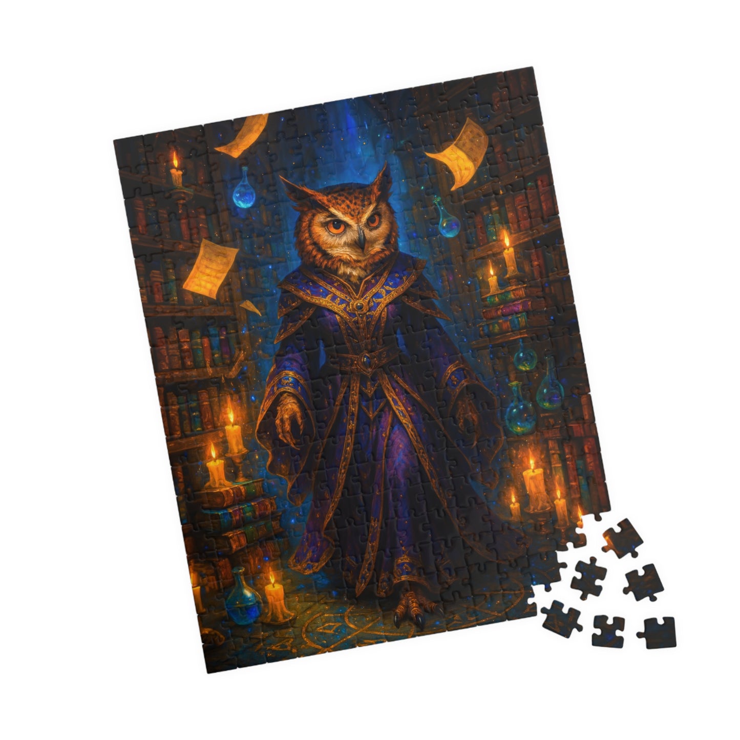 🦉 Arcane Owl Puzzle – The Enchanted Librarian Edition 📚✨
