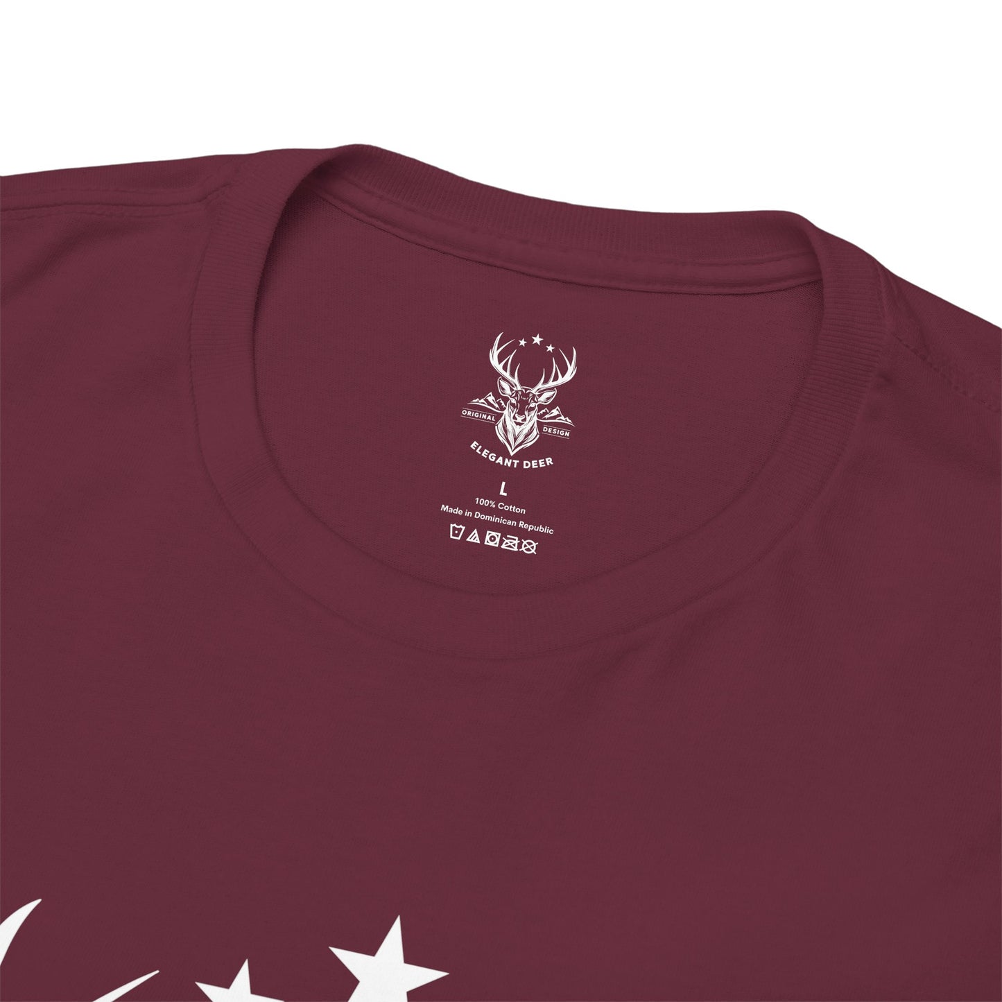 Elegant Deer Unisex Heavy Cotton T-shirt Supporter Collection Winter 2025