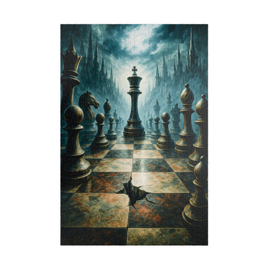 ♟️ Dark Strategy Puzzle – The Chessboard Abyss 🕯️🏰