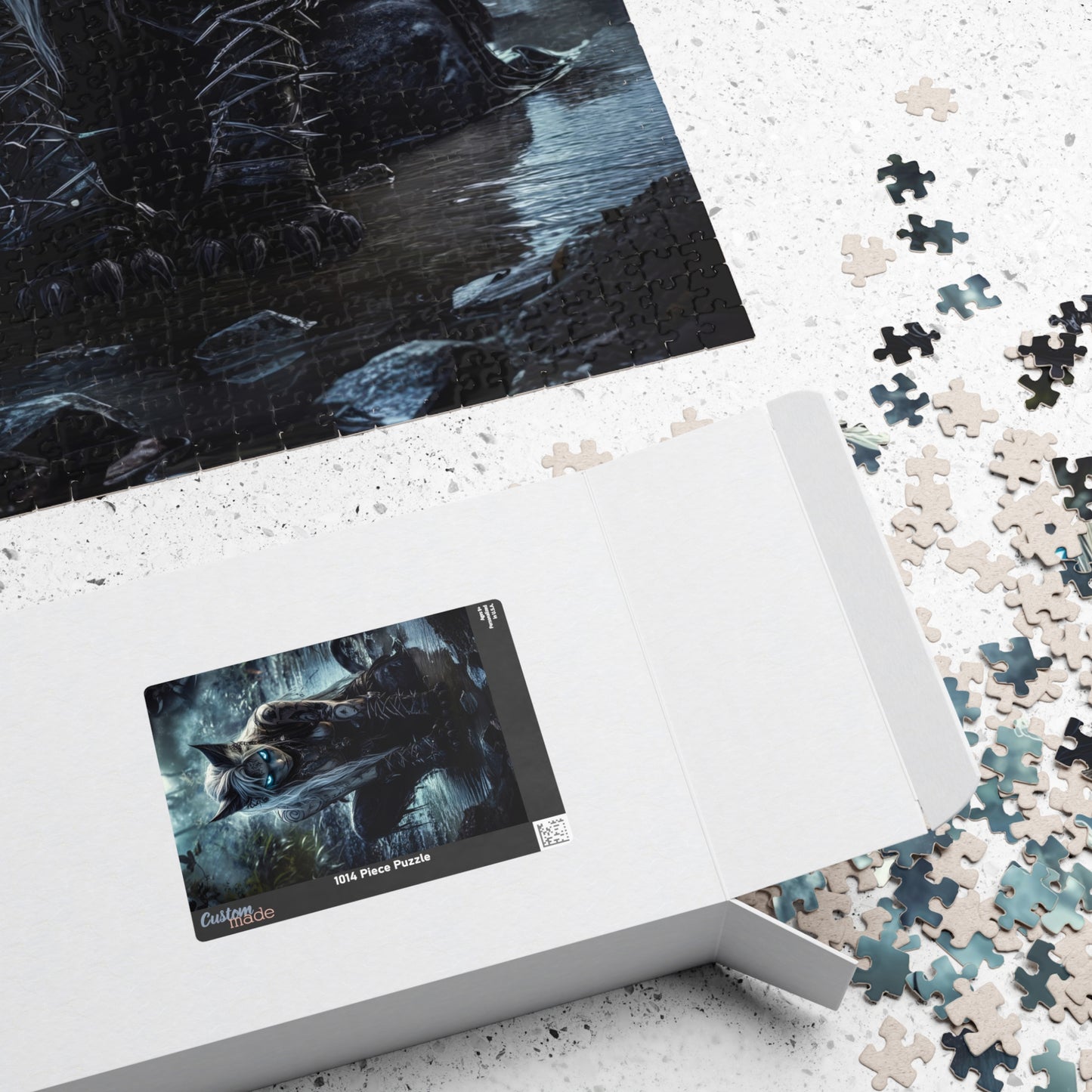 🌑 Shadow Huntress Puzzle – Eyes of the Wild Edition 🌲👁️