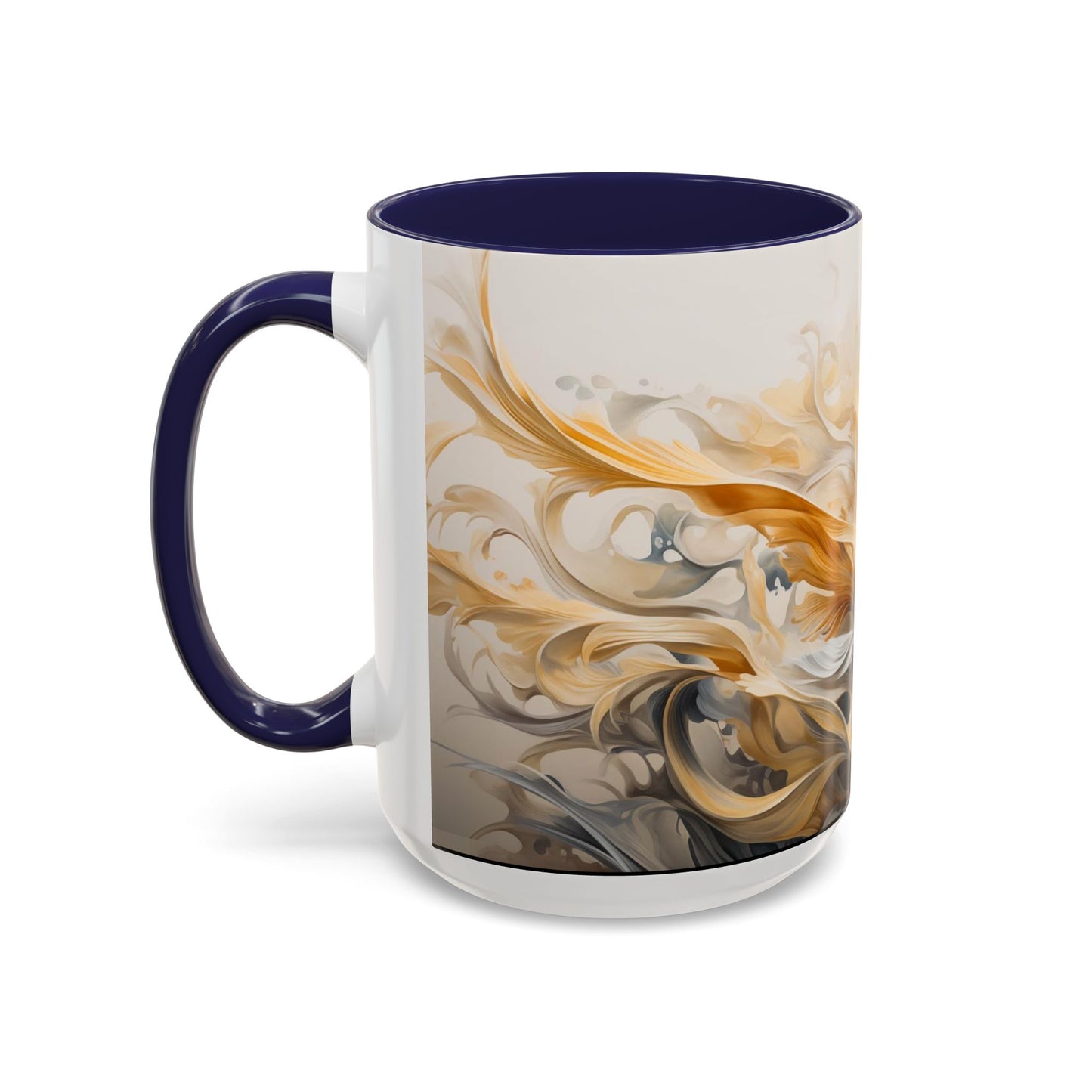 Gold Koi Carp Coffee Mug, 15oz