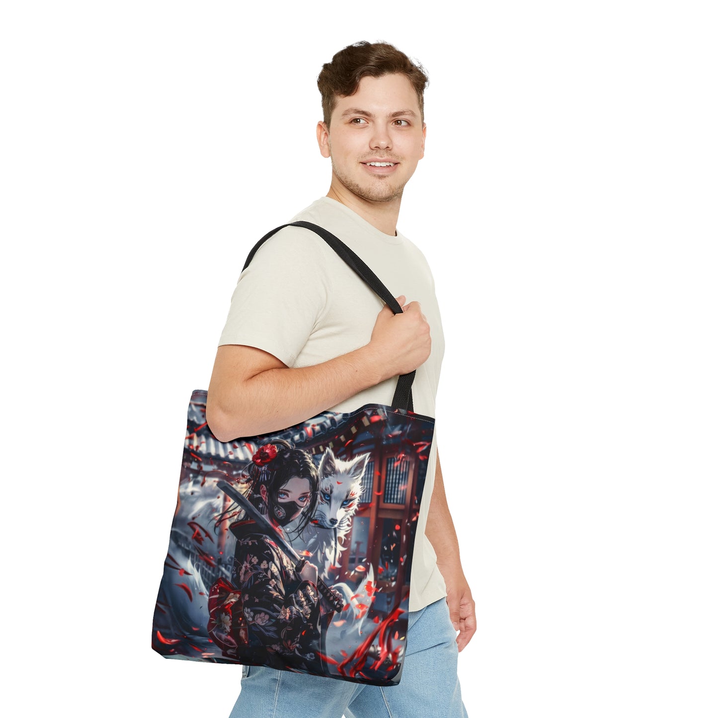 Mystic Warrior: Samurai Spirit Tote Bag