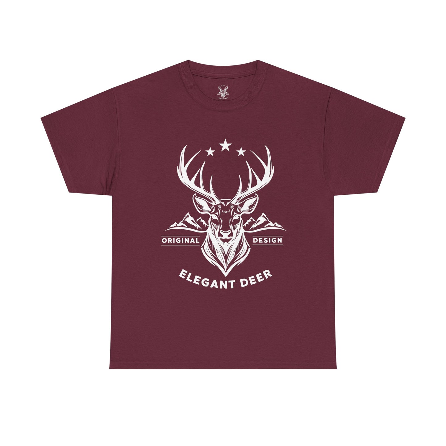 Elegant Deer Unisex Heavy Cotton T-shirt Supporter Collection Winter 2025