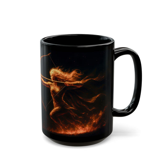 Sagittarius Golden Energy Zodiac Coffee Mug
