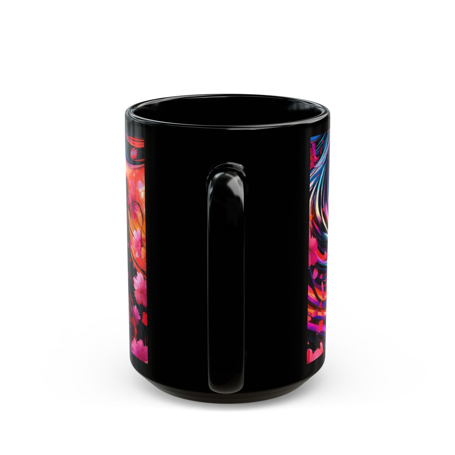 Romantic Manga-Style Coffee Mug 15oz