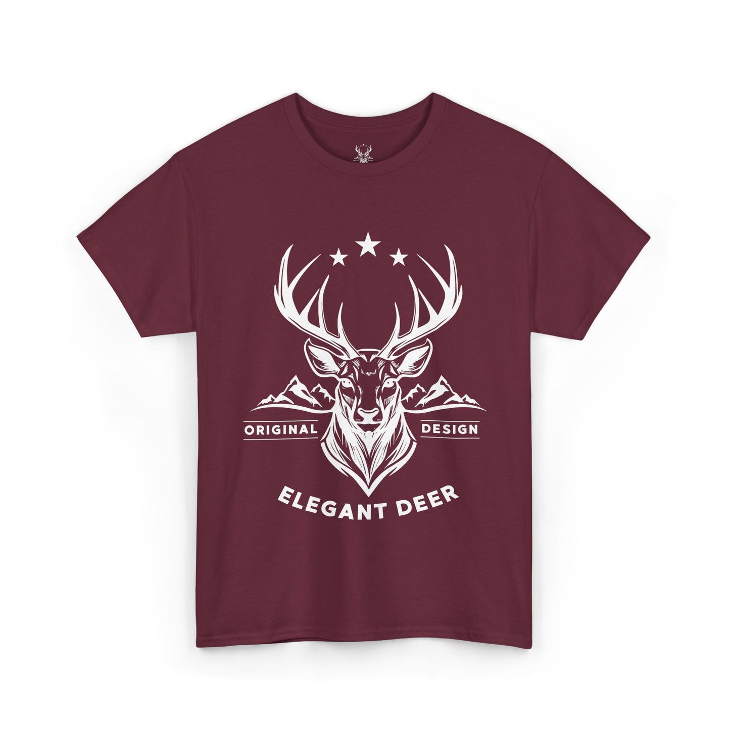 Elegant Deer Unisex Heavy Cotton T-shirt Supporter Collection Winter 2025