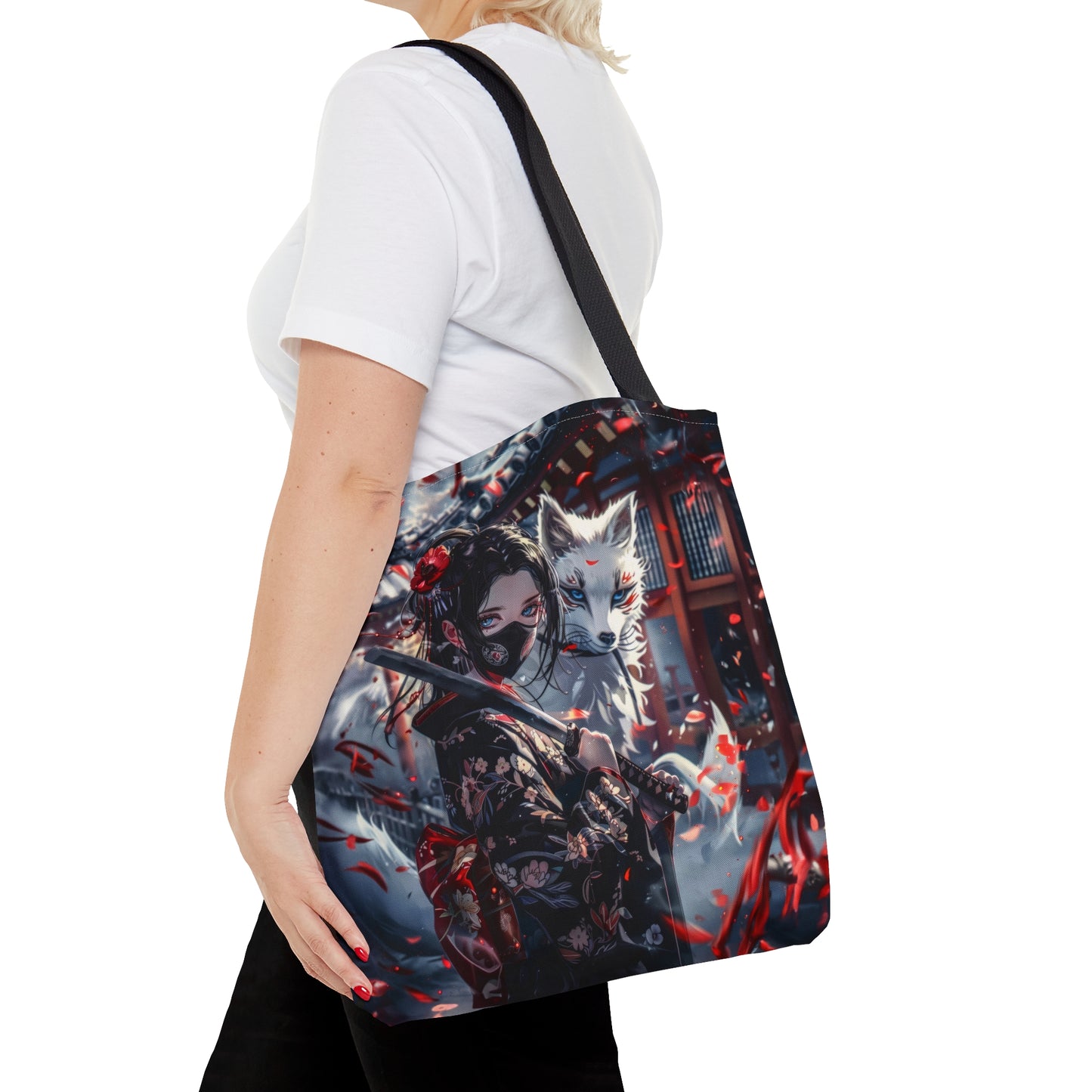 Mystic Warrior: Samurai Spirit Tote Bag