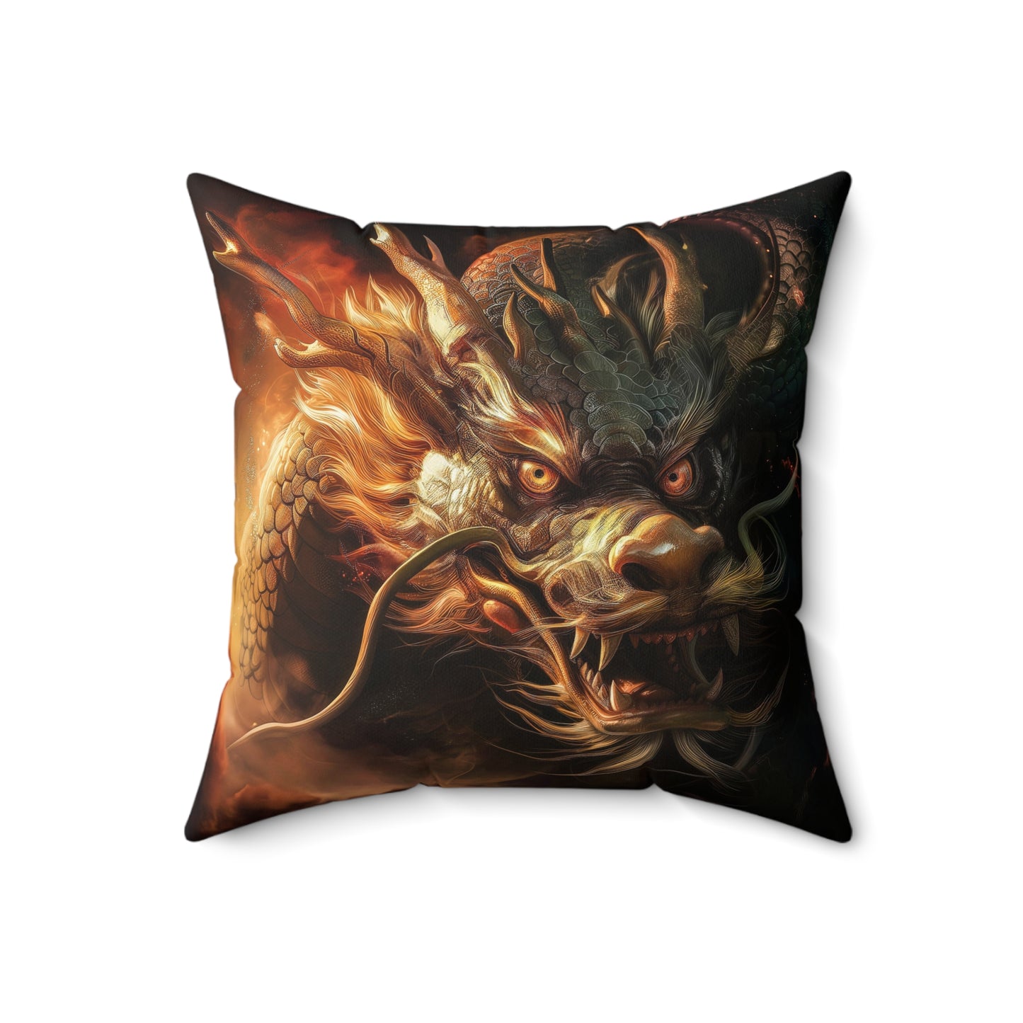 Legendary Chinese Dragon Pillow