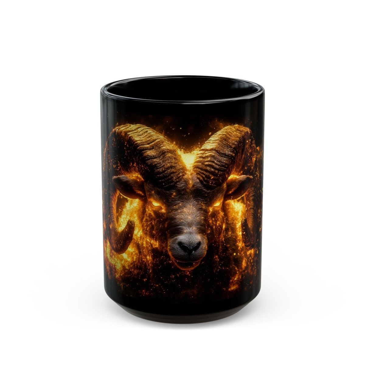 ♈ Aries – The Fiery Ram Zodiac Mug ♈ - Elegant Deer