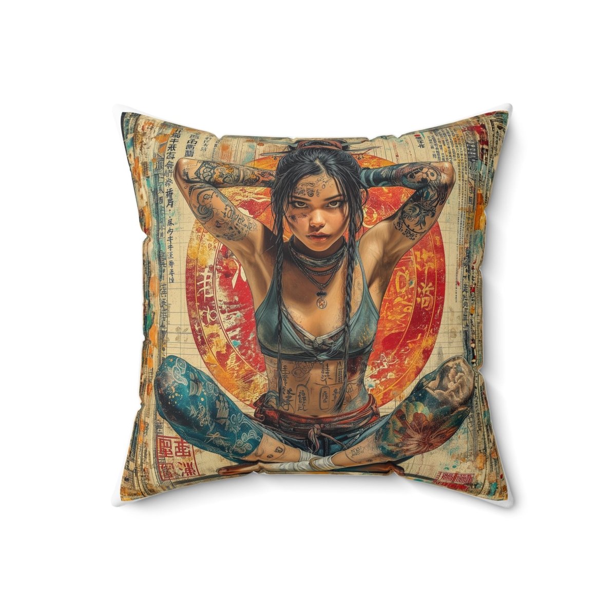 Asia Icongraphy Pillow - Elegant Deer