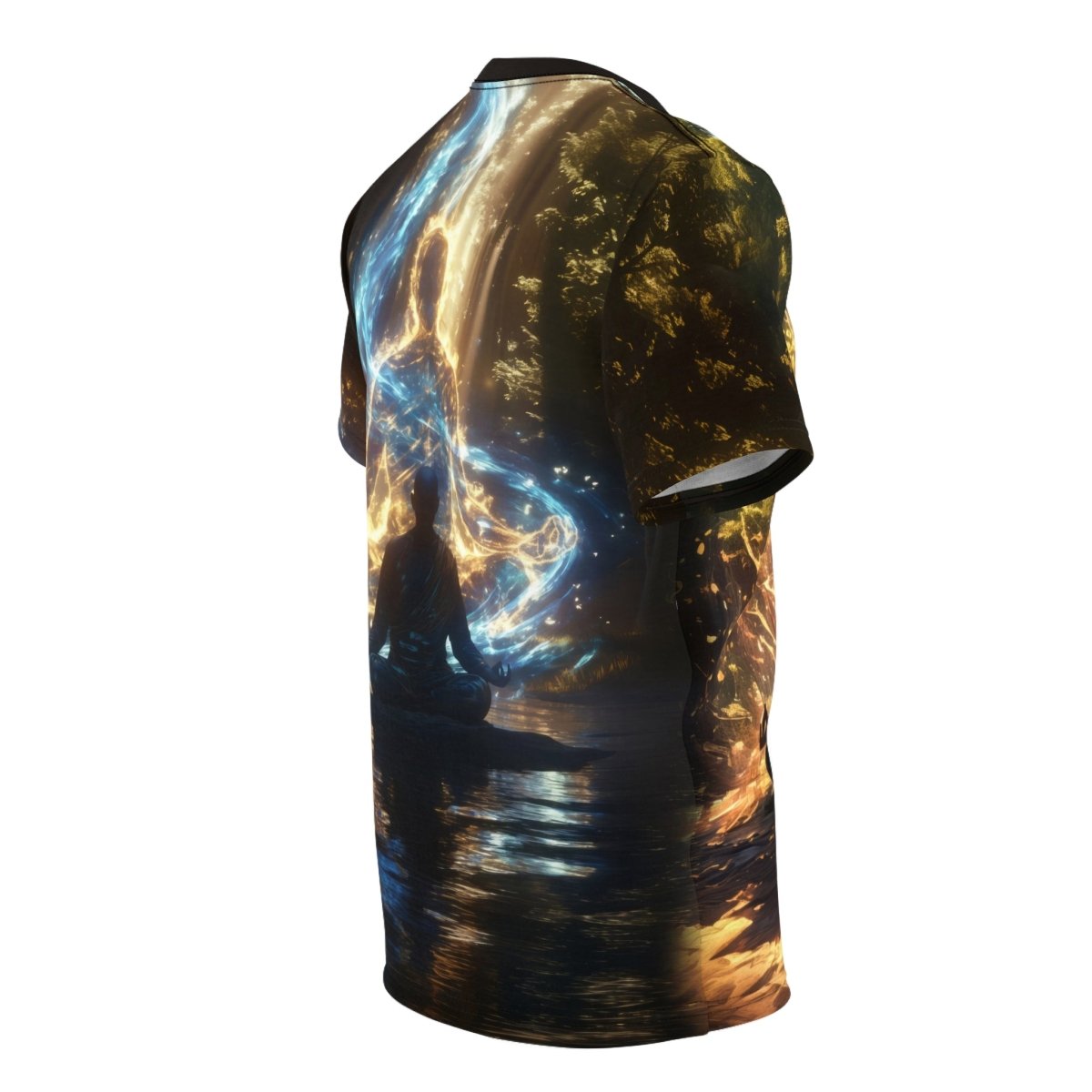 "Balance of Elements: Yin - Yang Meditation AOP T-Shirt" - Elegant Deer