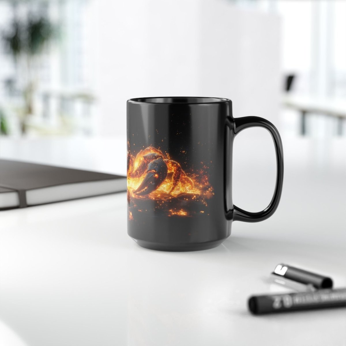 ♋ Cancer Zodiac Glow Mug ✨ - Elegant Deer