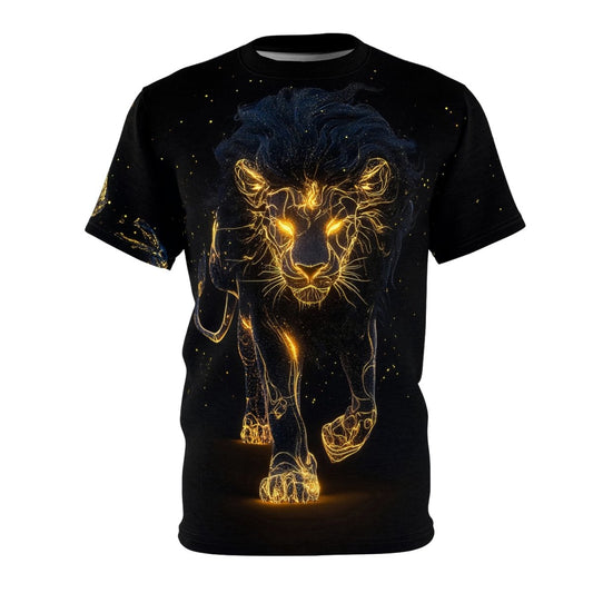 Celestial Lion - Dual - Sided AOP T-Shirt - Elegant Deer