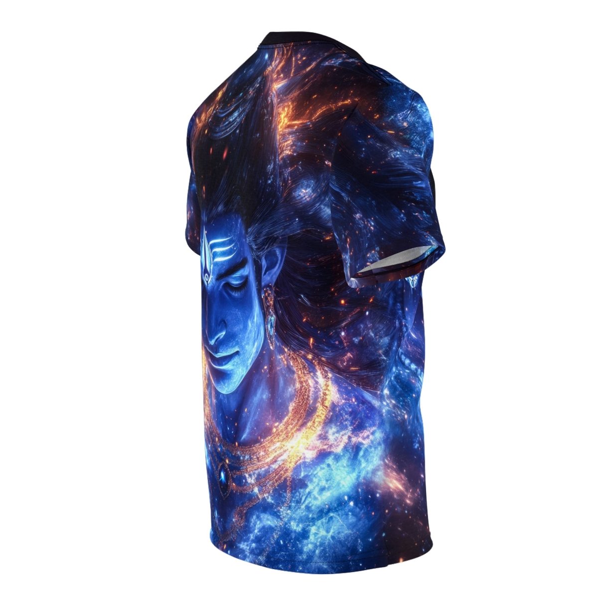 Celestial Shiva: Cosmic Energy AOP T-Shirt - Elegant Deer