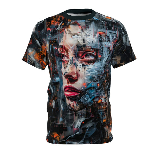 Cyber Dreams T-Shirt (AOP) - Elegant Deer