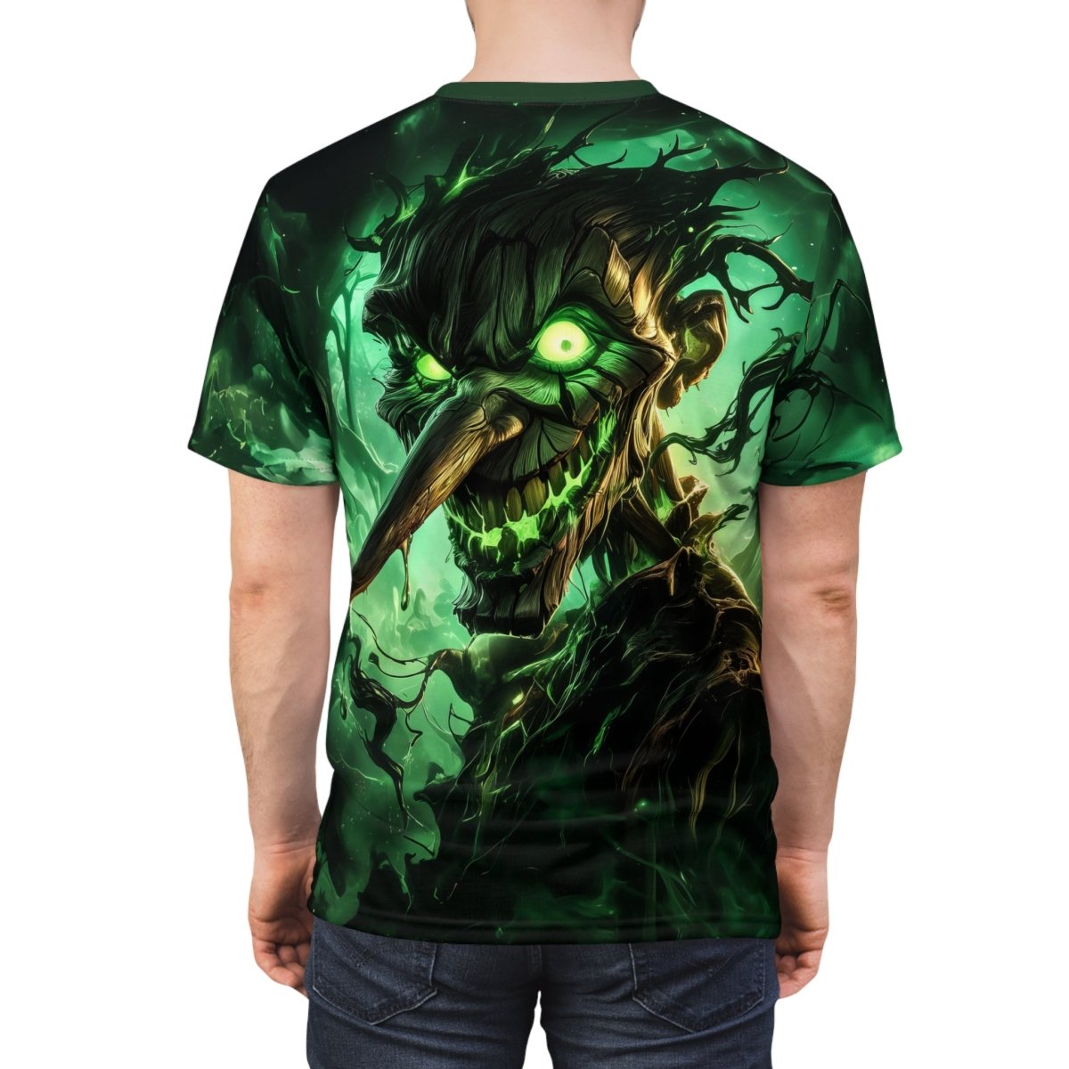 Dark Pinocchio Nightmare T-Shirt (AOP) - Elegant Deer
