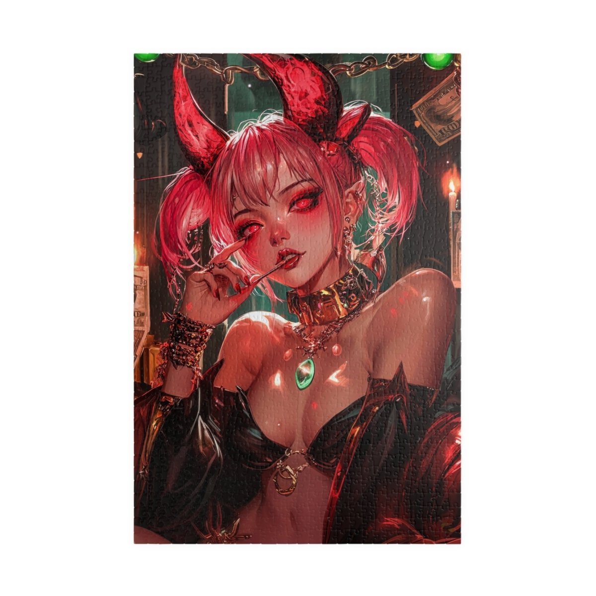 😈 Devilish Temptation Puzzle – Seductive Fantasy Edition 🔥 - Elegant Deer