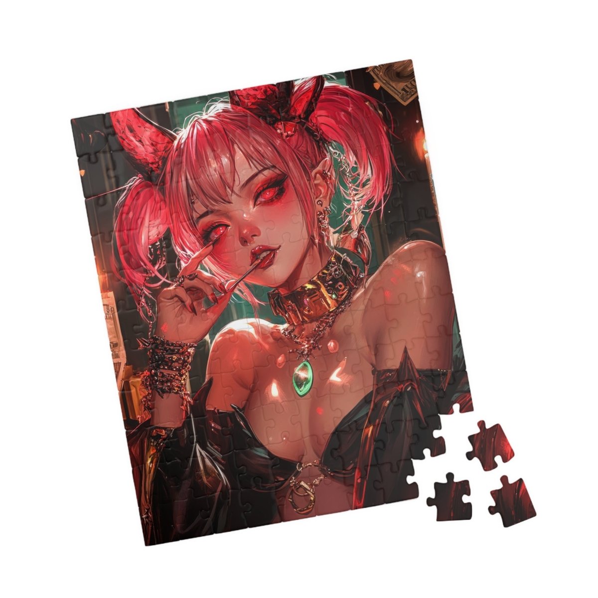 😈 Devilish Temptation Puzzle – Seductive Fantasy Edition 🔥 - Elegant Deer