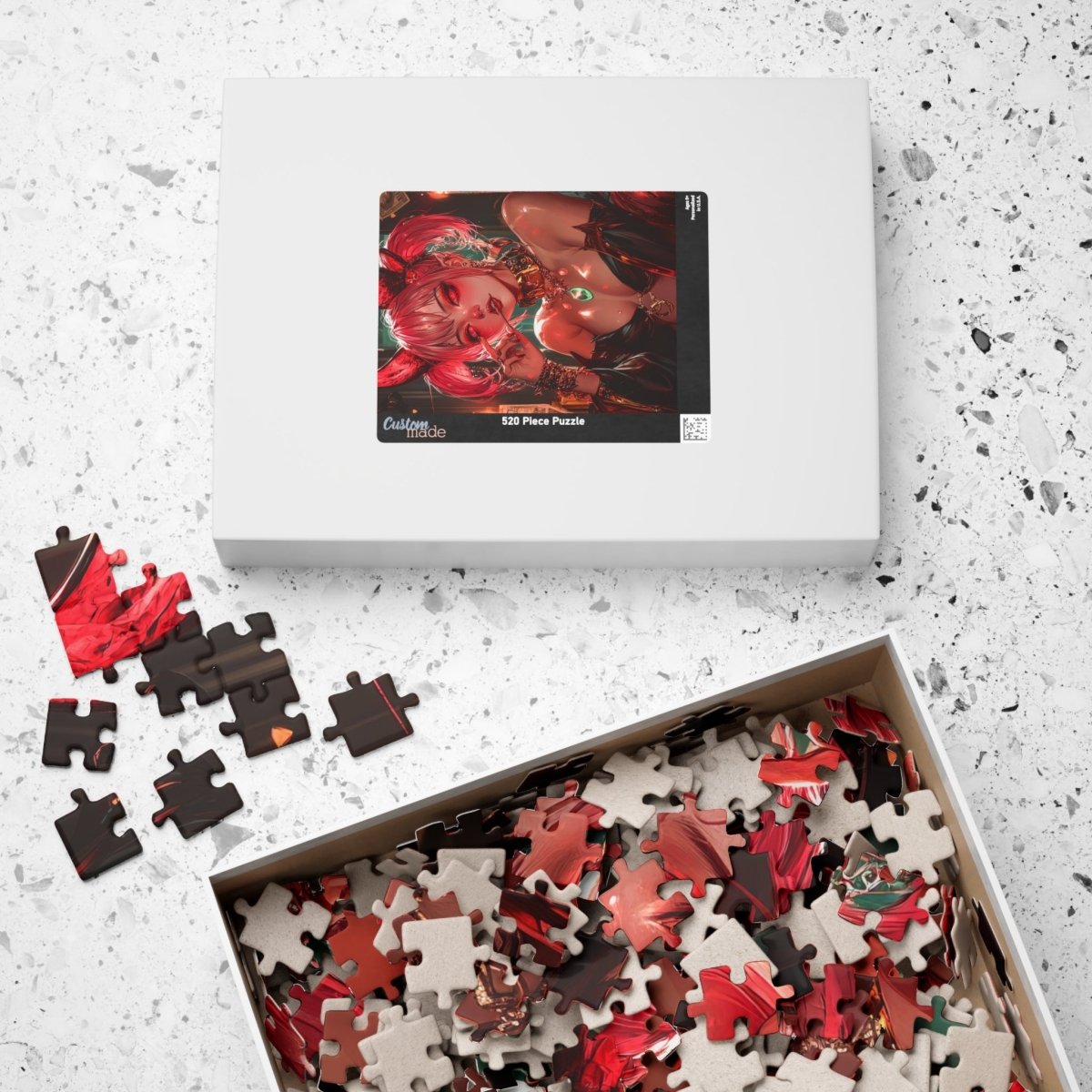 😈 Devilish Temptation Puzzle – Seductive Fantasy Edition 🔥 - Elegant Deer