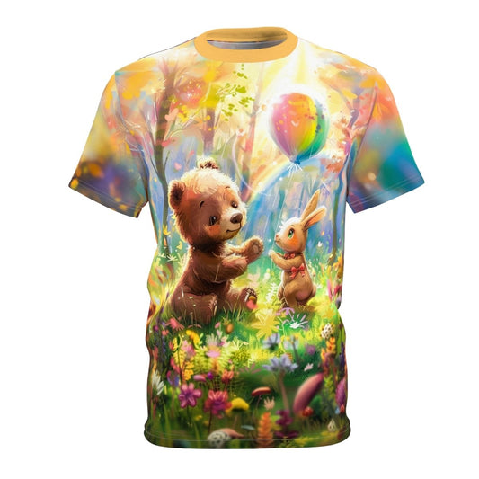 Dreamy Forest Adventure AOP T-Shirt, - Elegant Deer