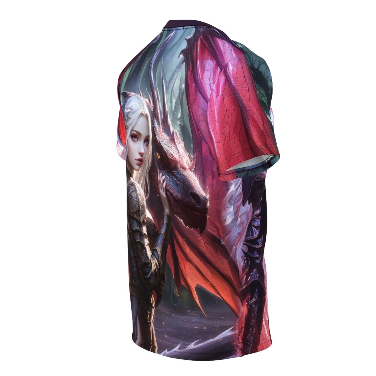 Dual - Dragon Fantasy Warrior AOP T-Shirt - Elegant Deer