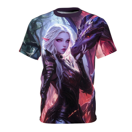 Dual - Dragon Fantasy Warrior AOP T-Shirt - Elegant Deer