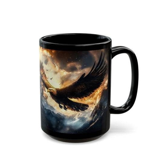 🦅 Eagle Spirit – Sky Guardian Mug 🌄 - Elegant Deer