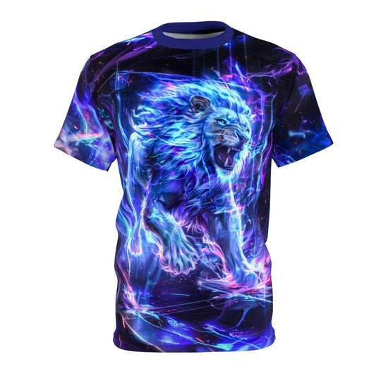 Electric Lion T-Shirt (AOP) - Elegant Deer