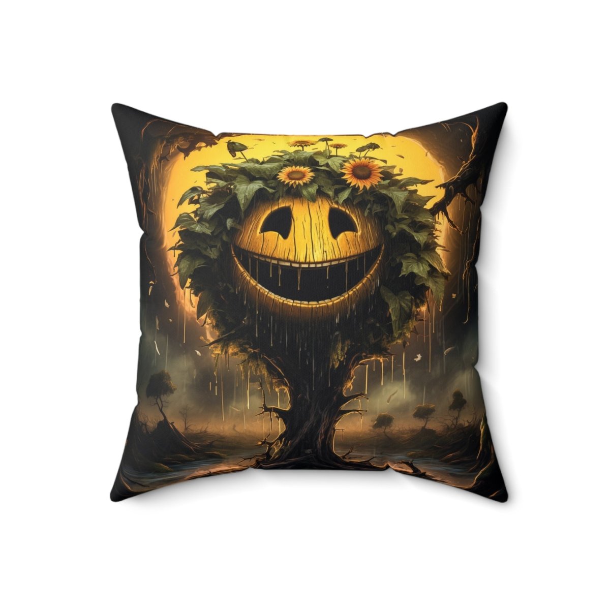 Emoji Tree with Sunflower Pillow - Elegant Deer
